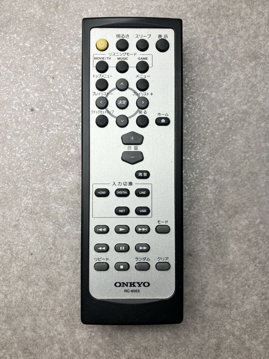 ONKYO オーディオリモコン リモコン RC-856S