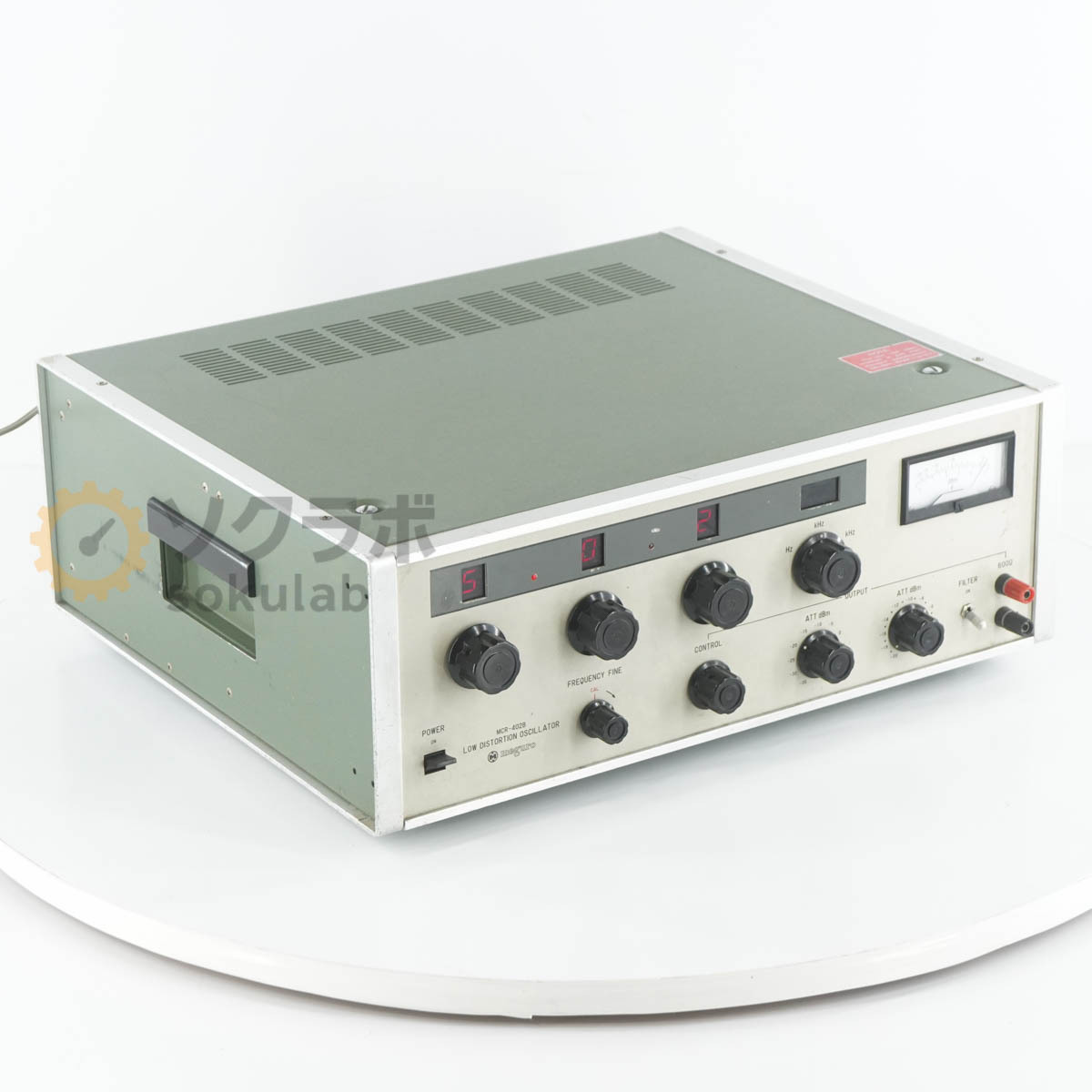 [DW] 8日保証 MCR-402B MEGURO 目黒電波測器 LOW DISTORTION OSCILLATOR 低歪率発振器[07990-0001]