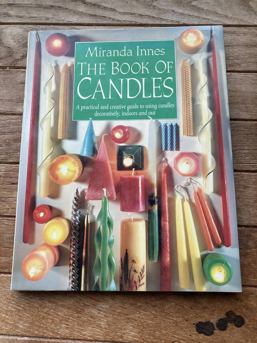 洋書　THE BOOK OF CANDLES ろうそく　ロウソク　キャンドル　本