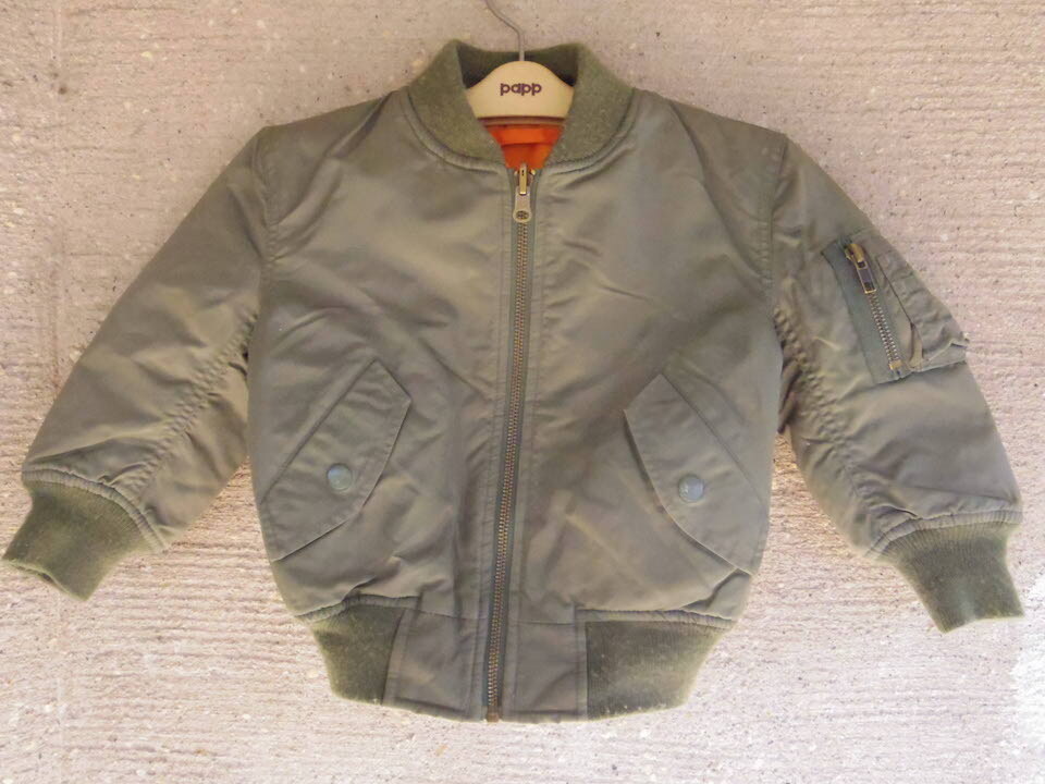 アルファ　MA１　ALPHA MA-1 フライトジャケット　リバーシブル　３T １００　子ども服