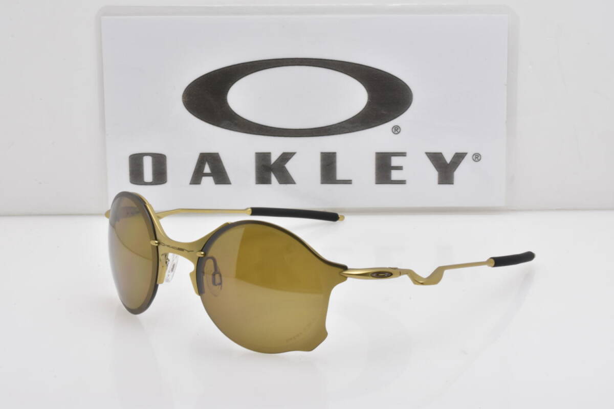 ★新品・正規輸入品！OAKLEY オークリー OO6026-0456 TAILEND TI テールエンドTI マットゴールド プリズムタングステン★
