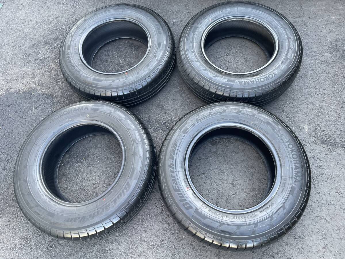 195/80R15 107/105 ヨコハマ ブルーアース　van RY55 新車外し　ハイエース　　キャラバン　レジアスエース　