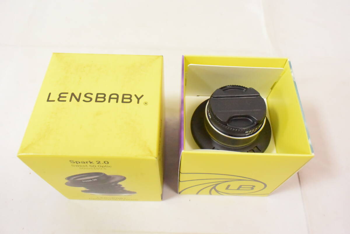 【新品】 ケンコー・トキナー レンズベビー LENSBABY Spark 2.0 Sweet 50 Optic 50mm f/2.5 For Canon RF スパーク2.0 キヤノンRF用 087040