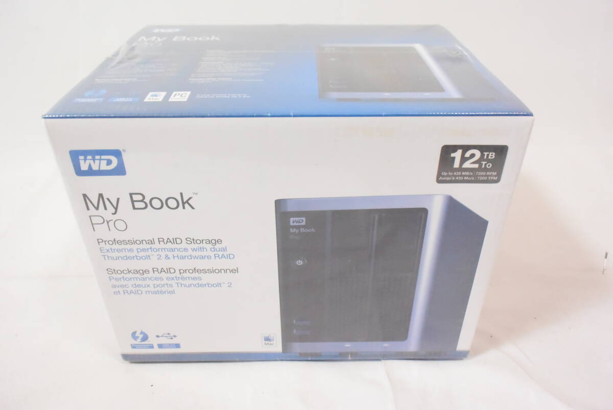 【新品】 WESTERN DIGITAL ウェスタン デジタル WD My Book Pro HDD 外付けハードディスク 12TBWD WDBDTB0120JSL-JESN (国内正規品)
