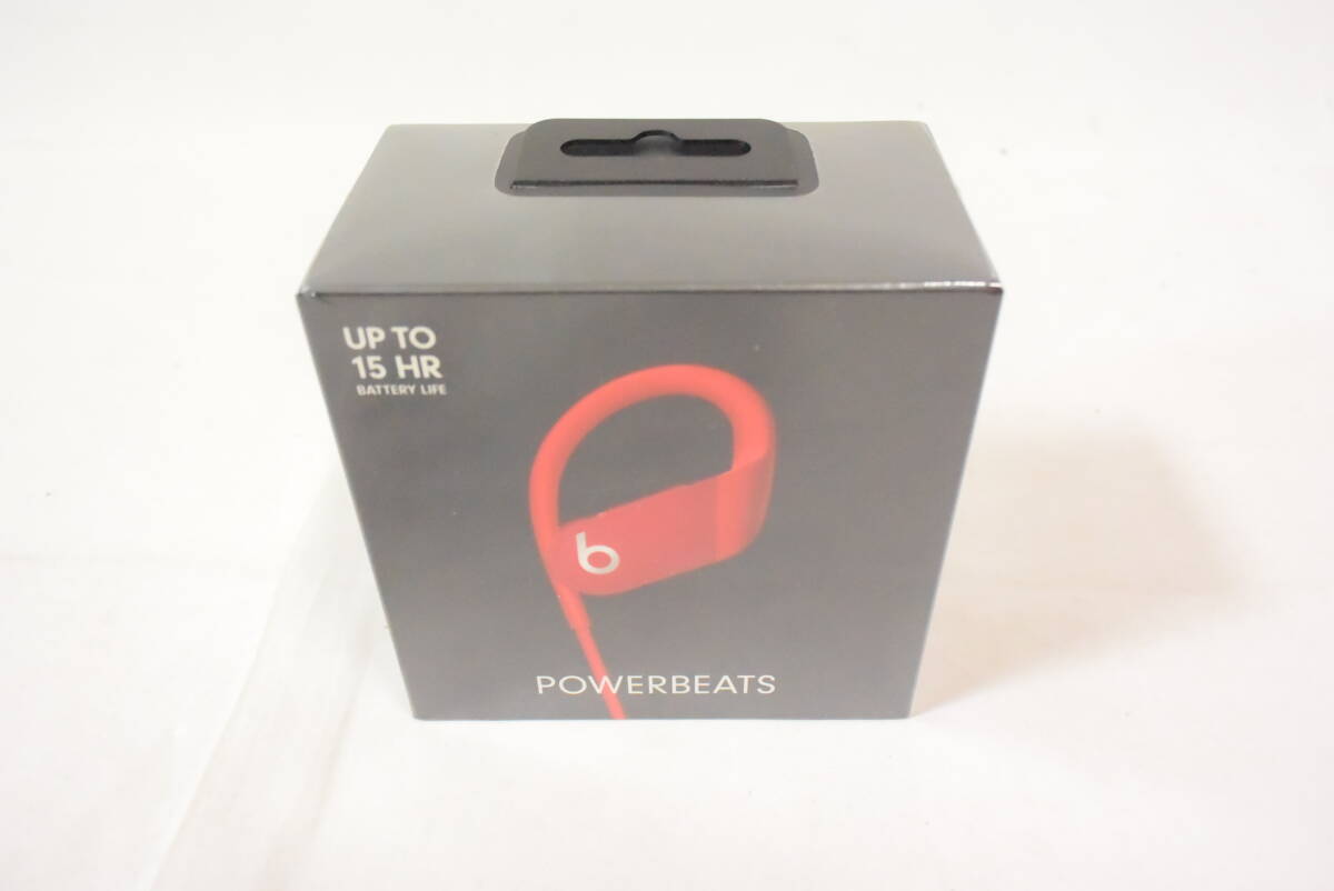 【新品】ビーツ Beats by Dr. Dre ブルートゥースイヤホン 耳かけ型 Powerbeats レッド MWNX2PA/A (純正・国内正規品)