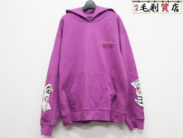 クロムハーツ パーカー PPO I WANT MORE NOT LESS HD PLVR サイズXL MATTY BOYプリント 美品 【中古】　