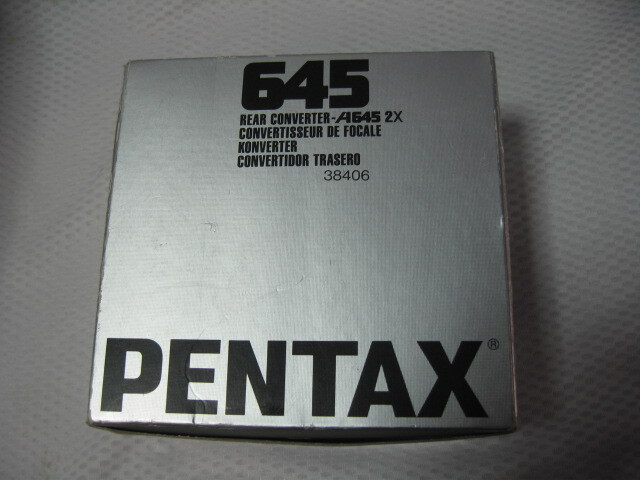 ★ペンタックス/PENTAX 645 REAR CONVERTER-A645 2X リアコンバータ 箱/ソフトケース有り 美品