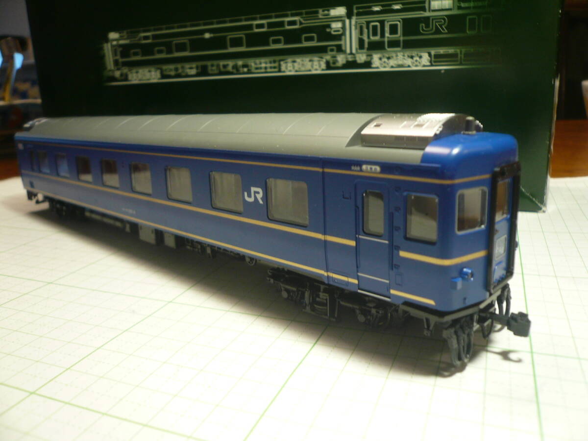 即決有　KATOカトーJR 北斗星　HOブルートレイン寝台特急　オハネフ254　金帯　3-515　送料600円～　