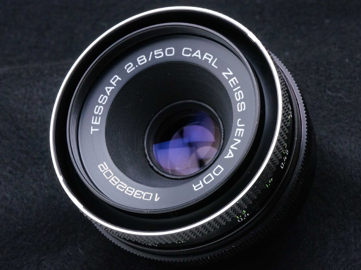 Carl Zeiss Jena DDR Tessar 50mm F2.8 M42 マウント ft緑表記 !! カール ツァイス イエナ テッサー 0559