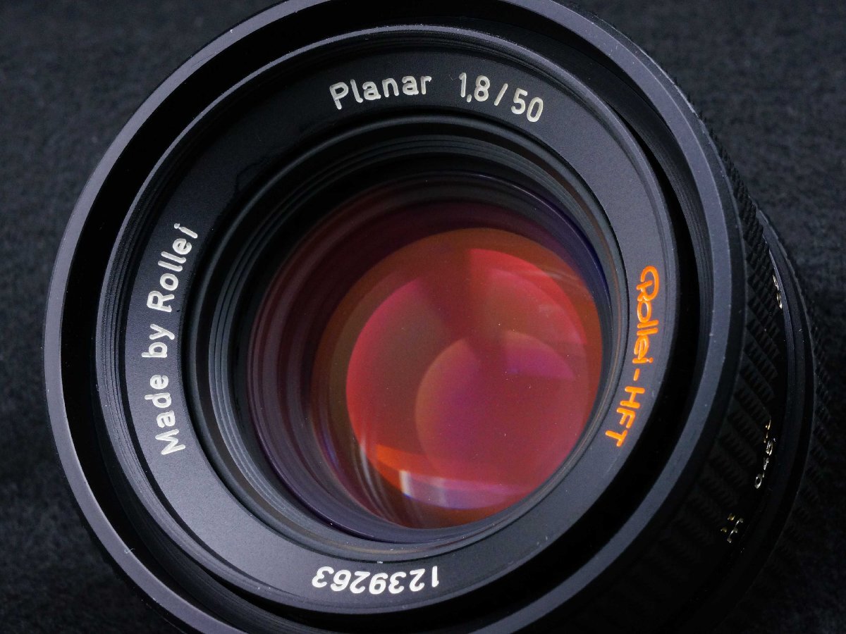 Rollei HFT Planar 50mm F1.8 ローライ プラナー QBMマウント !!! 　0556