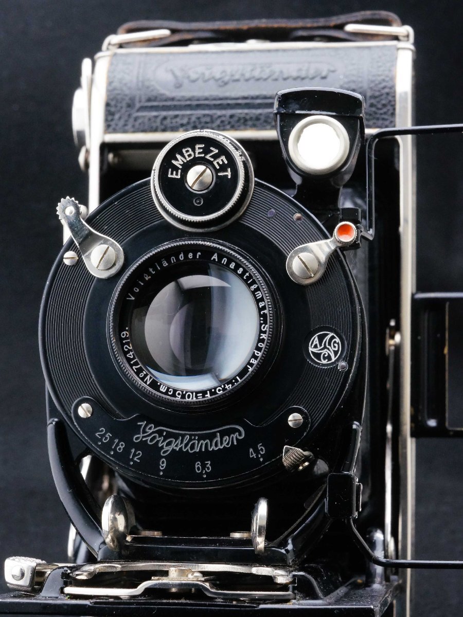 Voigtlander Rollfilm 6x9 Anastigmat Skopar 10.5cm F4.5 美品!!!! フォクトレンダー アンティーク 蛇腹 カメラ 0249