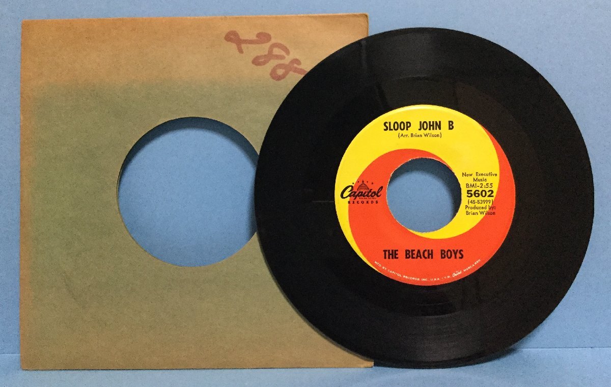 EP 洋楽 The Beach Boys / Sloop John B 米盤