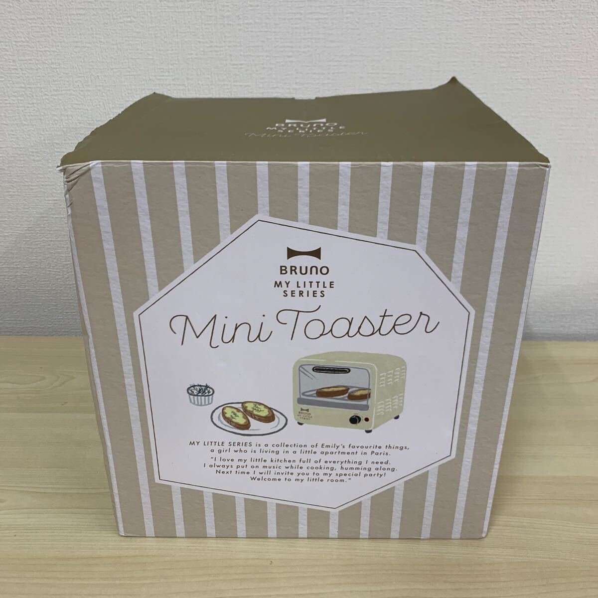 ☆未使用品☆ BRUNO BOE049-BE オーブントースター　ミニトースター ベージュ