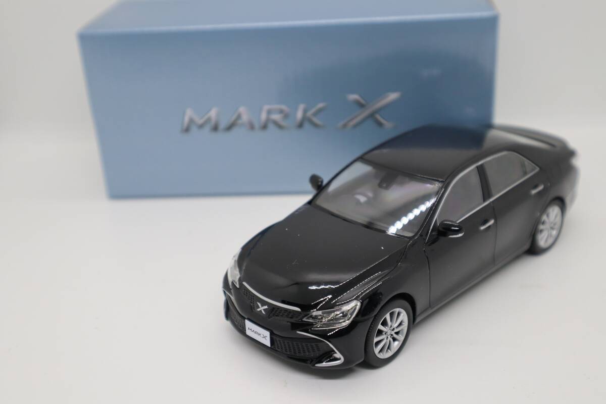 J1065(+4) Y トヨタ マークX カラーサンプル 非売品 ディーラー 特注 ミニカー MARK X(3) 202 プラック 未使用