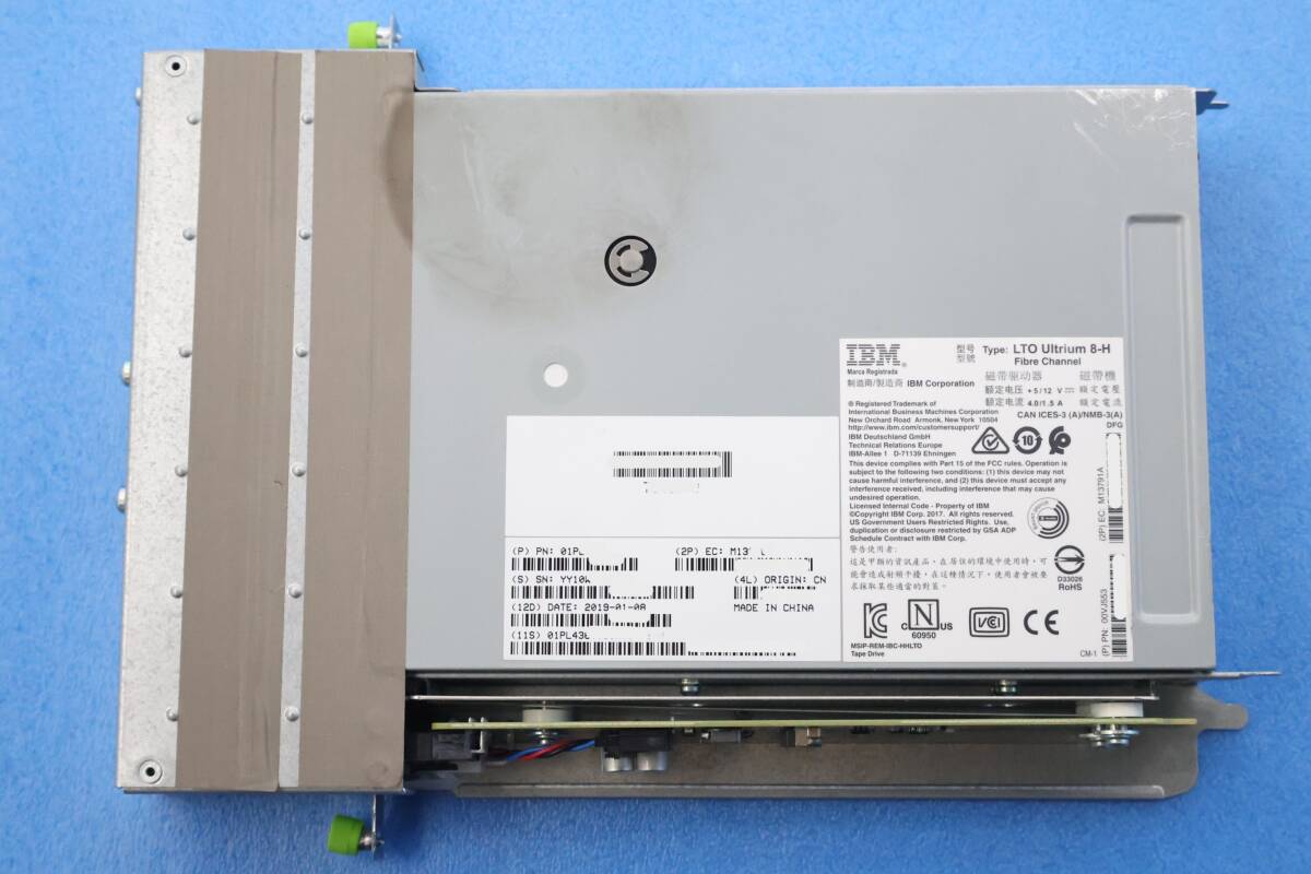 (N) A2845 P IBM LTO Ultrium 8-H LTO8 テープドライブ Fibre Channel FC対応 バックアップ 業務用 データアーカイブ 2019年製