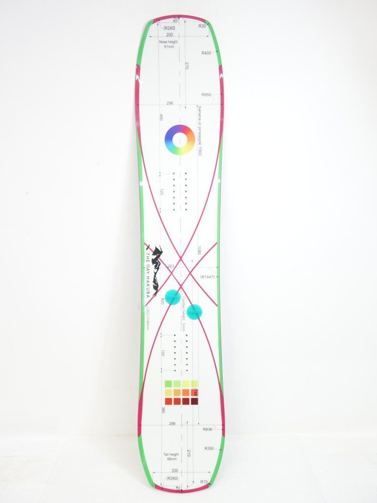 中古 2025-2026年 THE DAY.HAKUBA Banana or Pineapple 156cm ザ デイ ハクバ バナナ オア パイナップル スノーボード 41052-1