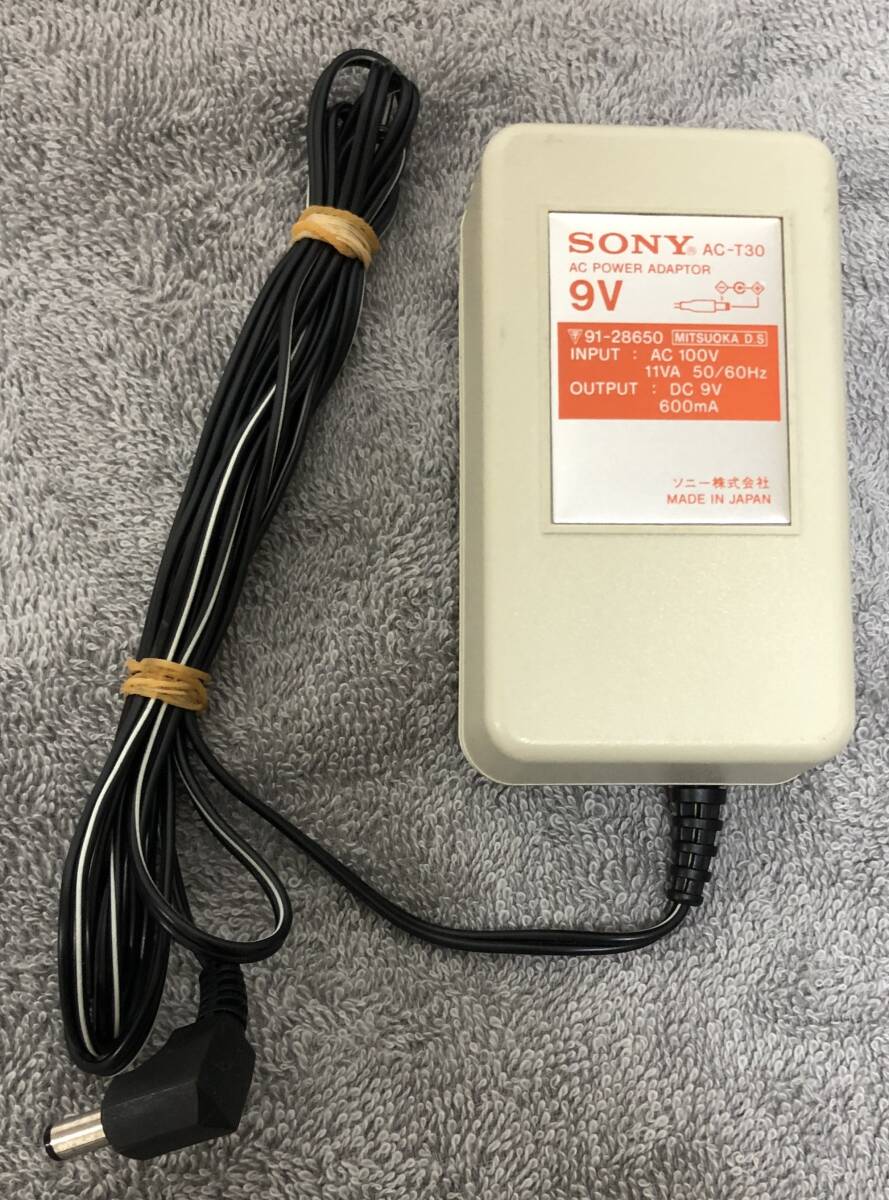 SONY/ソニー ACアダプター AC-T30 9V 600ｍA