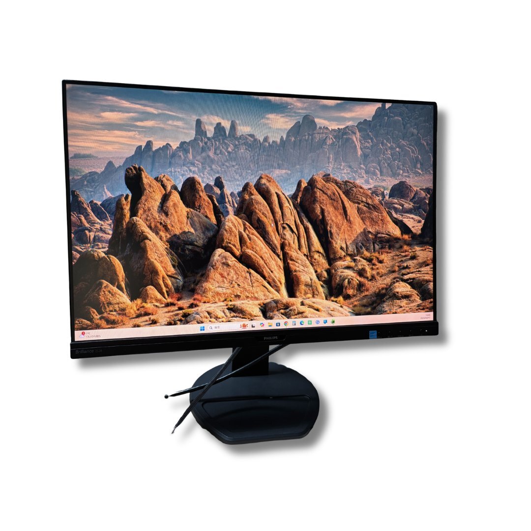 ジャンク PHILIPS 25型PC用モニター 252B9/11 (WUXGA IPS液晶 昇降 回転)