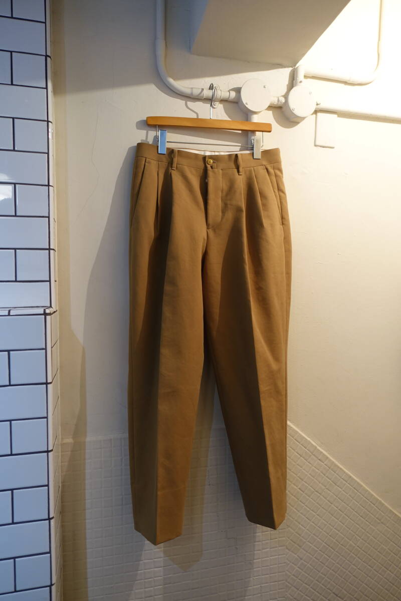 MAATEE & SONS MT3303-0211B MAATEE&SONS マーティーアンドサンズ タックパンツ パンツ サイズ2 コットンパンツ
