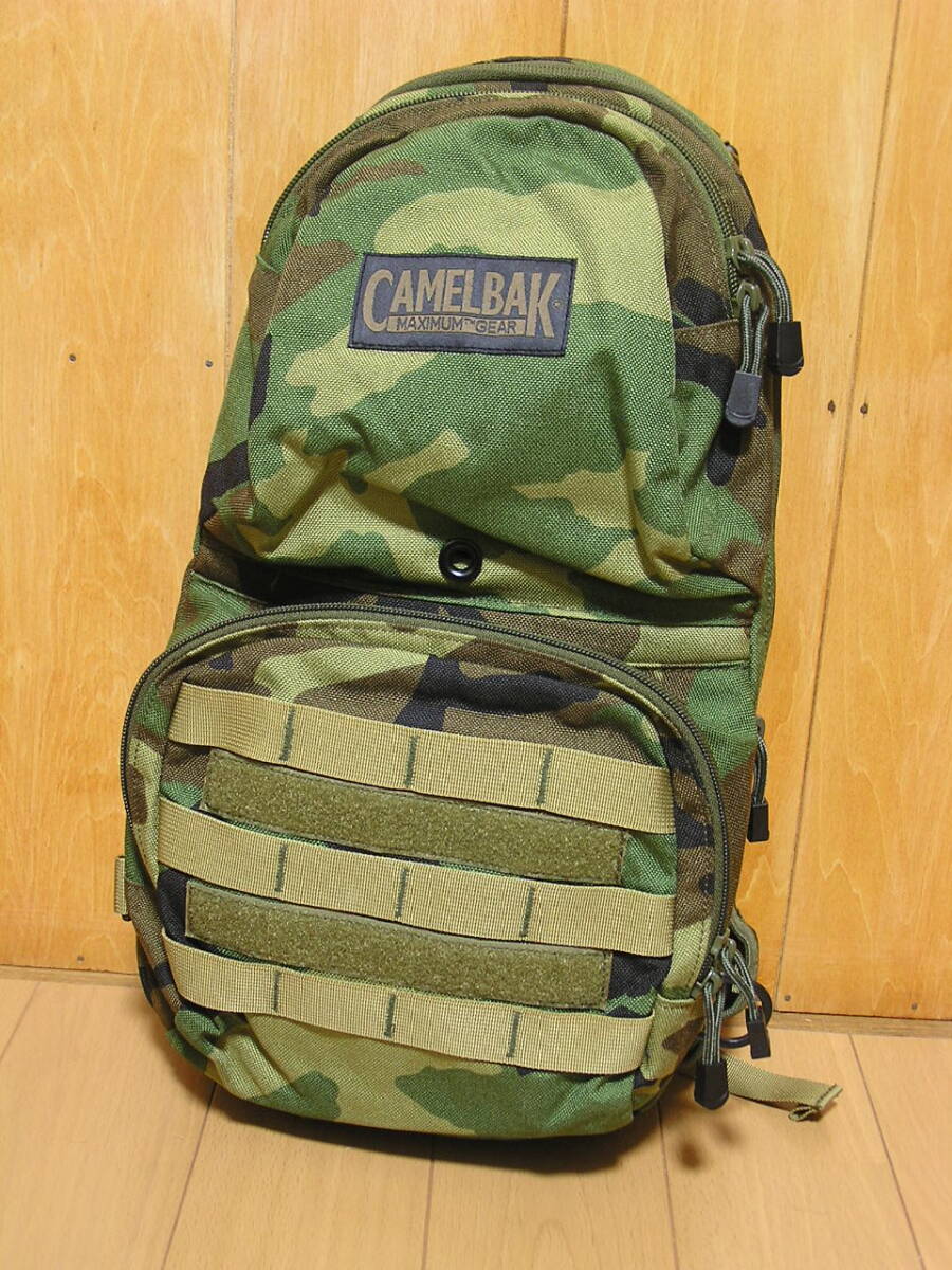 米軍放出品 キャメルバック ミュール ウッドランド MULE Camelbak サバゲー キャンプ 軽登山　リュック