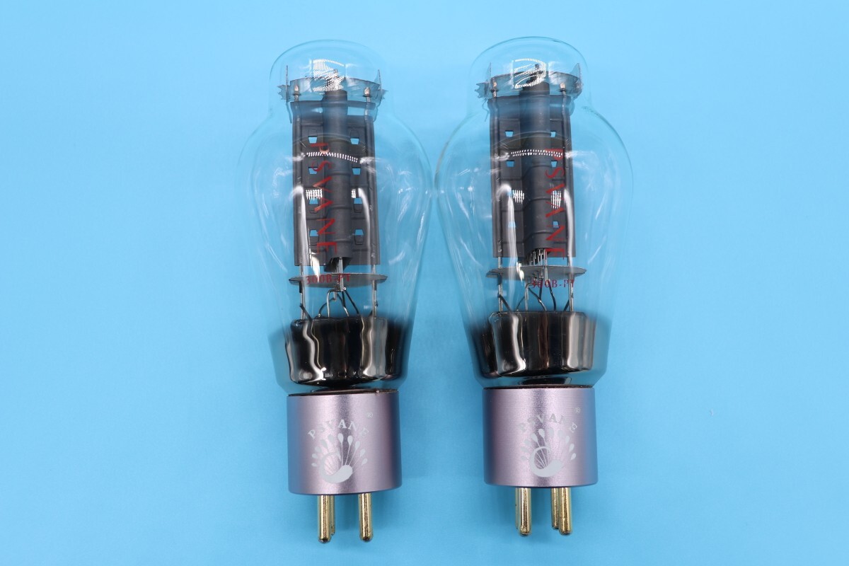 即納7日保証送料無料最新ロット(白箱)新品 マッチドペア 2本 シルバー プスバン HiFi 貴族之声 PSVANE 300B 300B-PT Hifi 真空管 300Bと同