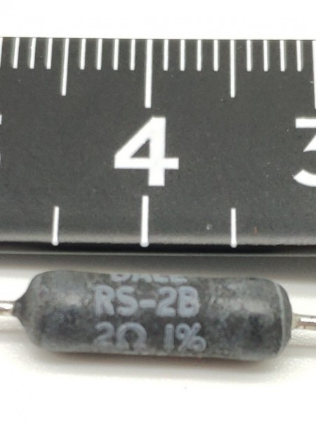 即納新品 Vishay Dale 無誘導巻線抵抗 RS-2B 2Ω 2本 管理No7D-K