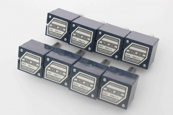 50K 8個 基板おまけ正規品新品 アルプス ALPS 2連 ボリューム クリックなし RK27 15A 溝軸 操作部25mm 偽物注意