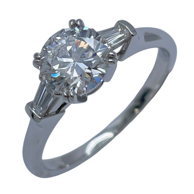 ハリーウィンストン HARRY WINSTON ラウンドカットクラシックリング プラチナ Pt950 ジュエリー 中古