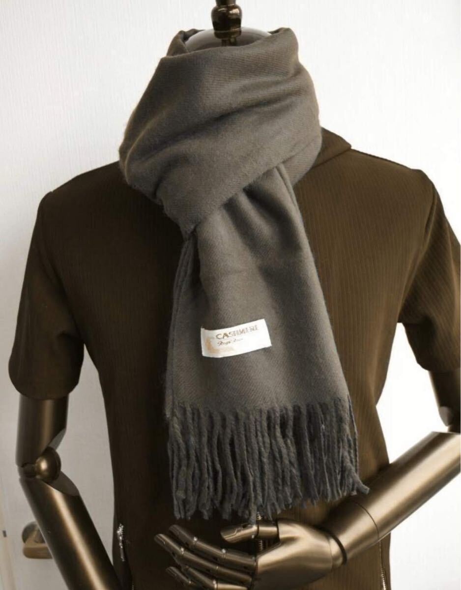 sale◆カシミア100％英国”ストール”新作ヒッコリーブラウン〇*:..azu00men