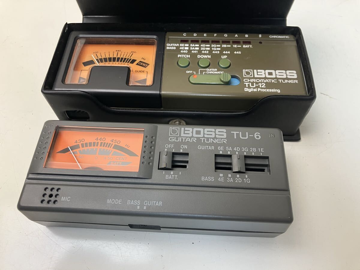 BOSS TU-12 TU-6 ギター チューナーまとめて2個