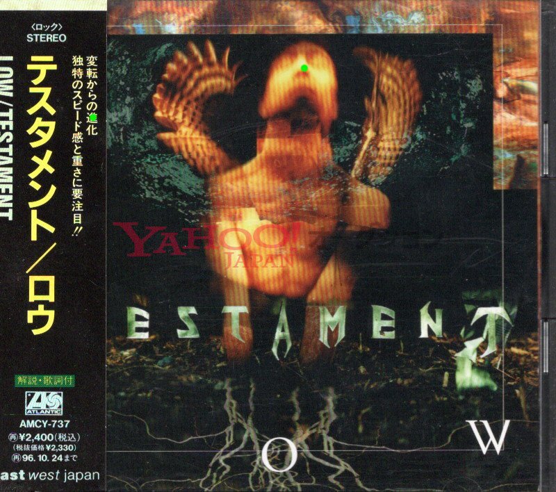 LOW TESTAMENT 旧規格 国内盤 廃盤 ロウ テスタメント thrash metal slayer metallica megadeth anthrax exodus kreator legacy