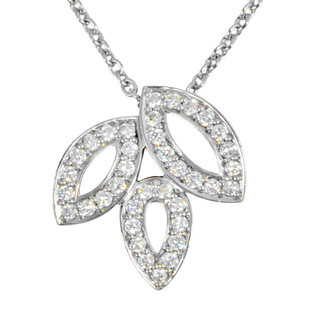 ハリーウィンストン HARRY WINSTON リリークラスター ミニ ペンダント ネックレス ダイヤモンド 0.19ct Pt950 プラチナ レディース