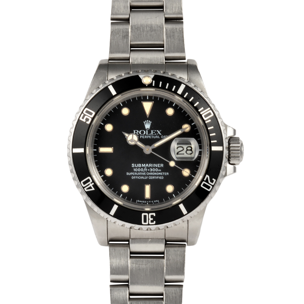 ロレックス ROLEX 16800 サブマリーナ デイト 7桁 94番台 腕時計 自動巻 ブラック文字盤 メンズ