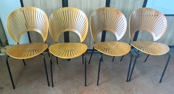 在庫12脚有　 Fredericia / フレデリシア　トリニダード チェア　北欧家具　4脚セット　ダイニング　ミーティング　カフェ　椅子