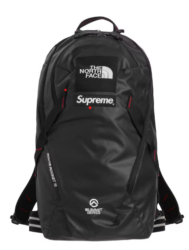 Supreme The North Face シュプリーム ザノース フェイス サミット シリーズ アウター テープ シーム ルート ロケット バックパック Black