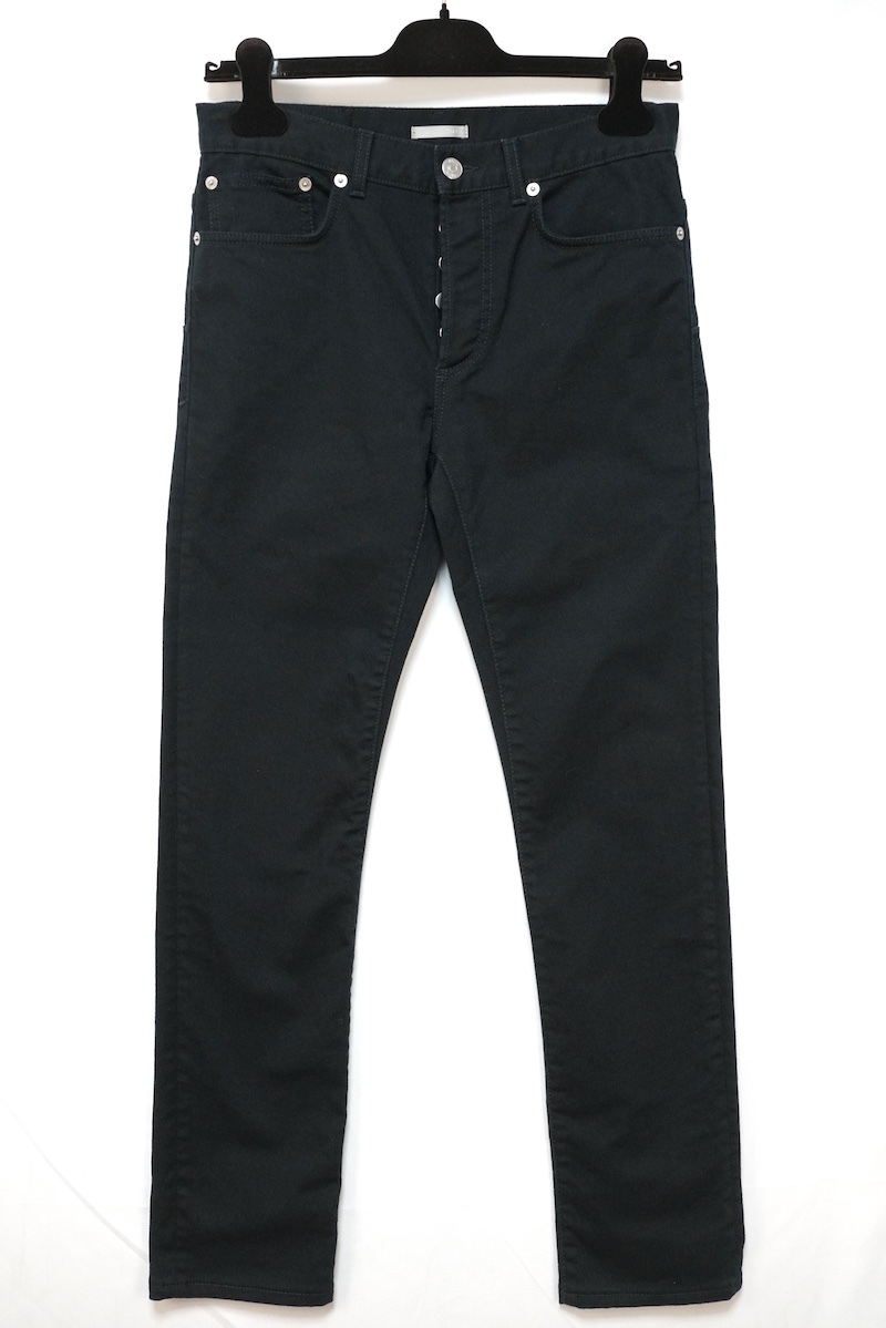DIOR HOMME ディオールオム スリム ブラック デニム パンツ スキニーパンツ ボタンフライ 27サイズ 013DS00A217X