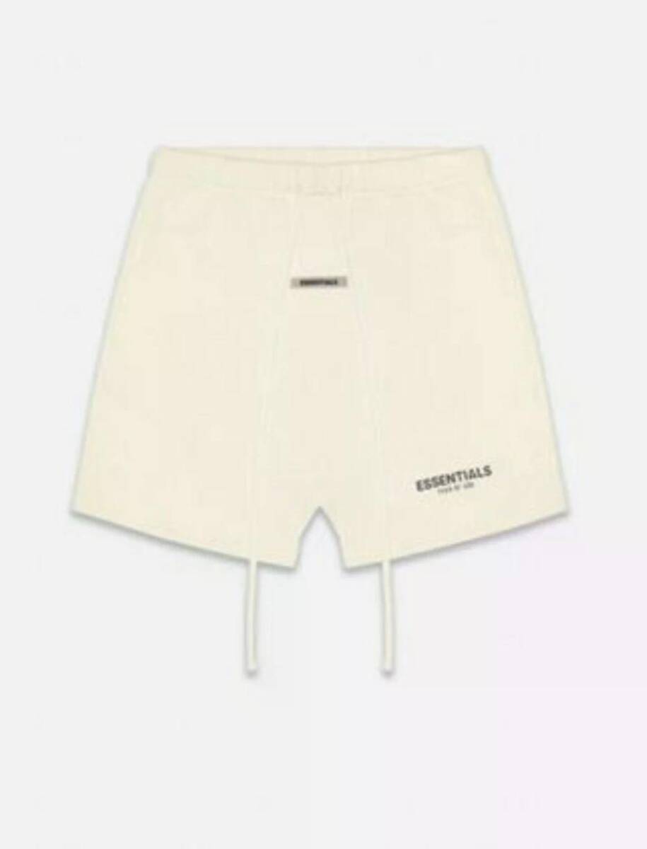 2020 (FOG) FEAR OF GOD ESSENTIALS フォグ フィアオブゴッド エッセンシャル スウェット ショート パンツ クリーム L 納品書同梱