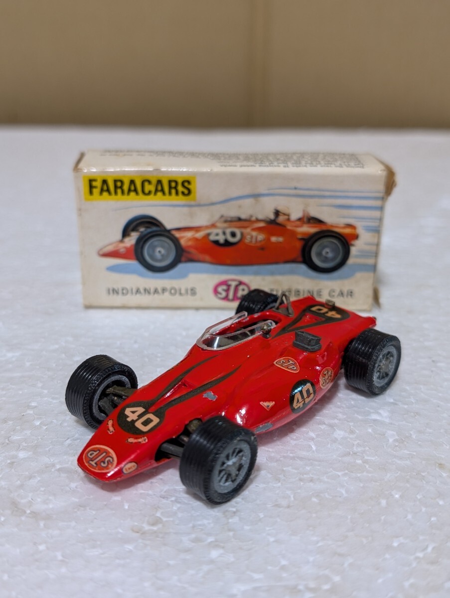  絶版ミニカー 101 FARACARS Made in France STP #40 1967 INDIANPOLIS TURBINCAR