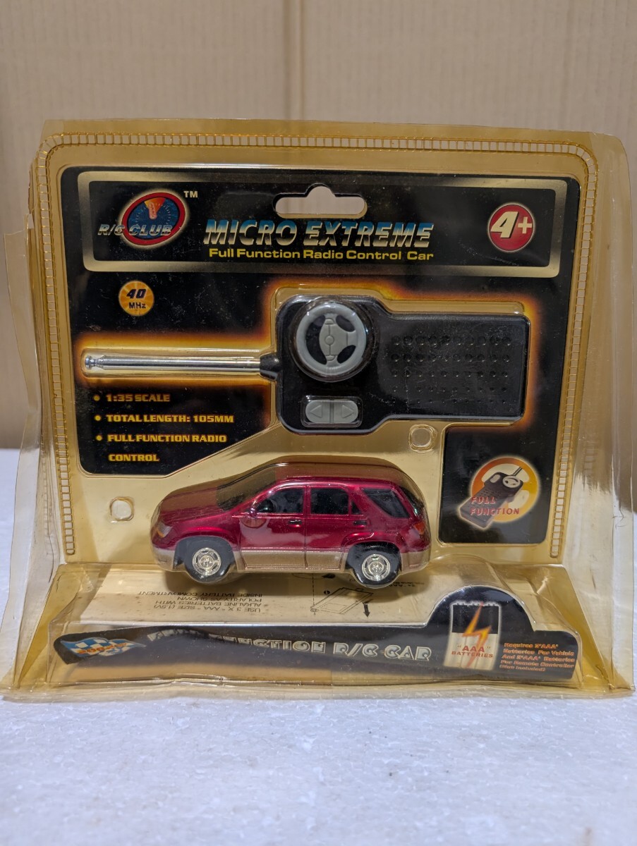 絶版チープトイ R/C CLUB MICRO EXTREME 1/35 ラジコンカー RADIOCONTROLCAR 初代ハリアー HARRIER MCU10W MCU15W SXU18W SXU15W 