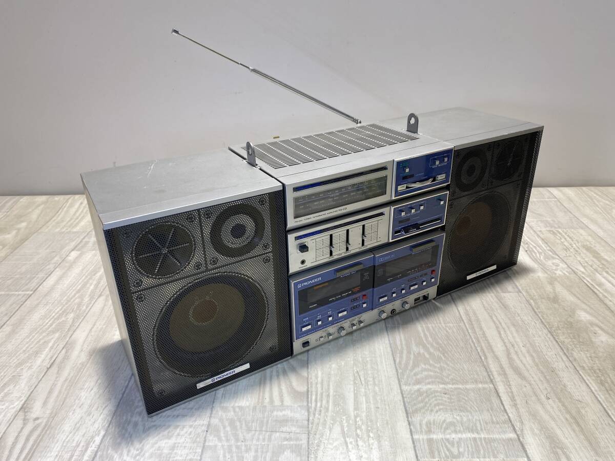 ☆Pioneer ステレオ コンポーネント システム カセットデッキ スピーカー オーディオ FA-C3 CT-C9W 【 通電確認済/ 現状品 】 （PN6B-38）