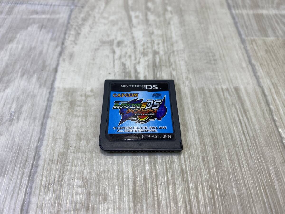 【☆】 Nintendo DS ソフト ロックマン エグゼ 5 ツインリーダーズ 　【動作確認済/現状品】 （PN6B-74） 