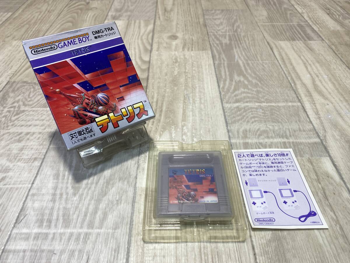【☆】 Nintendo ゲームボーイ ソフト テトリス TETRIS 対戦型 DMG-TRA-1　【動作確認済/現状品】 （PN6B-218）