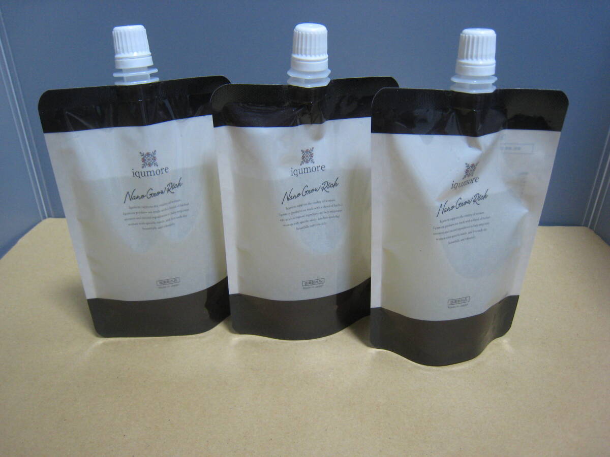 3個セット イクモア ナノグロウリッチ 130ml 詰替え用 育毛剤