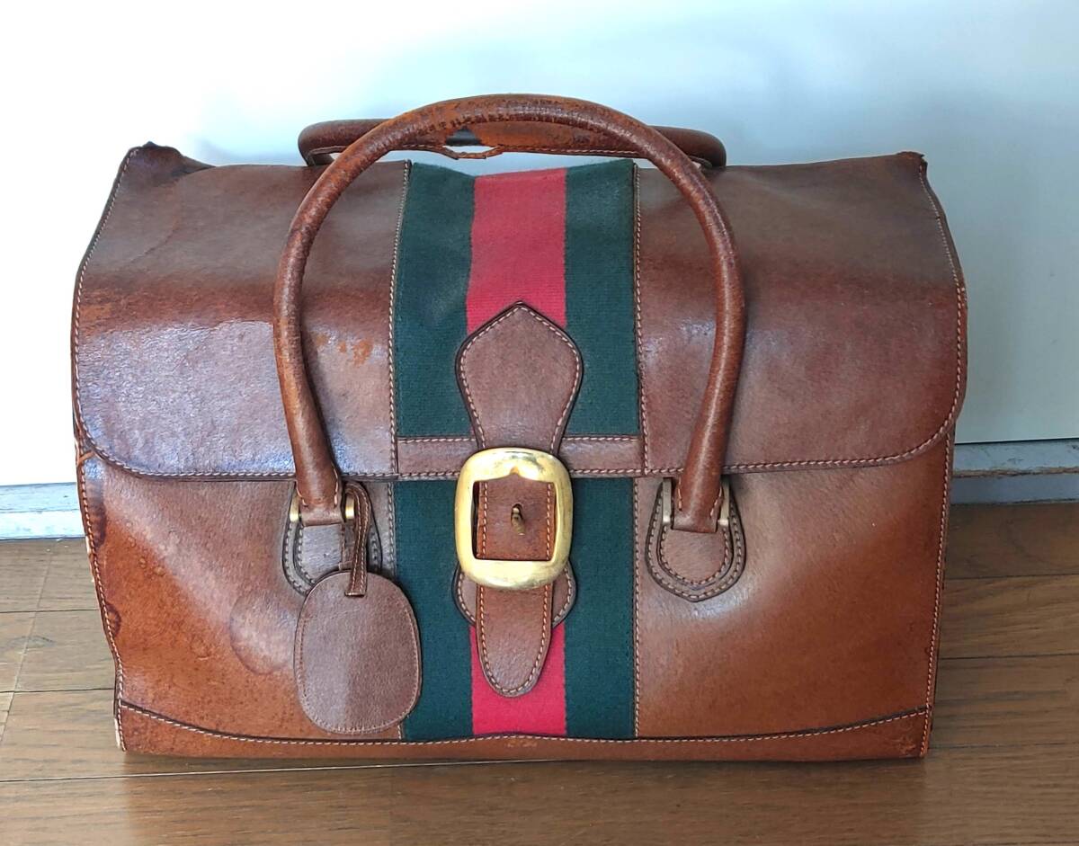 希少品　OLD GUCCI ボストンバッグ