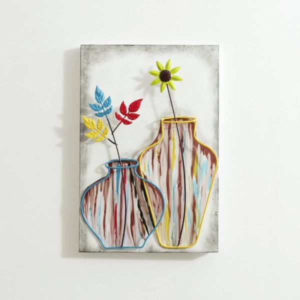 モダンポップ ウォールアート パネル 壁掛け フラワー ひまわり ヒマワリ 向日葵 カラフル インテリア 飾り おしゃれ かわいい 壁アート