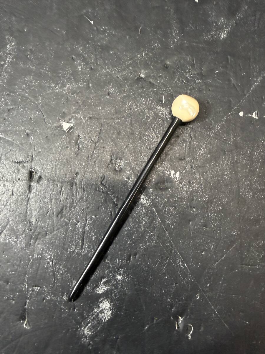 ★コレクター必見 天然石付き 玉簪 かんざし 和装小物 髪飾り ヘアアクセサリー 着物 和服 カラーストーン 飾り コレクション 現状品 Au374