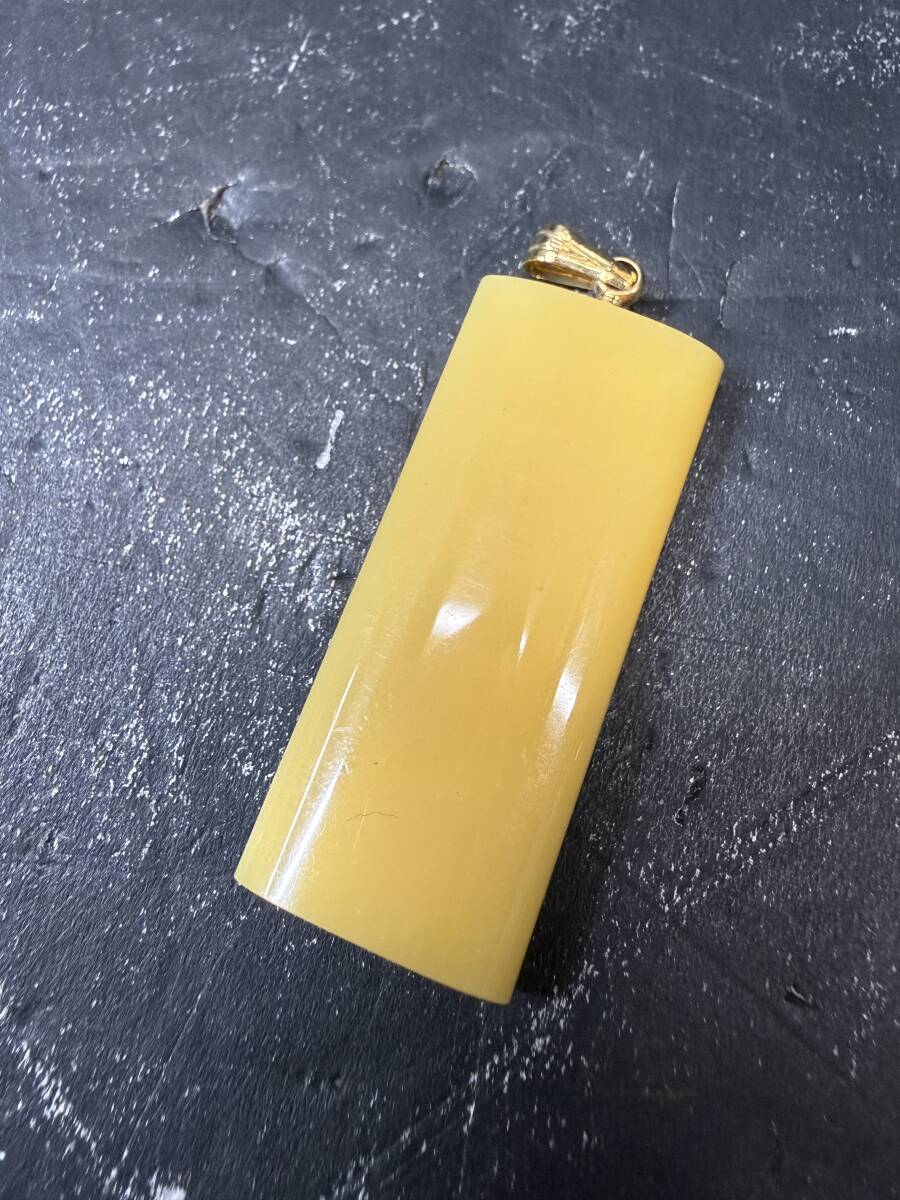 ★コレクター必見 べっ甲？ べっ甲風 べっ甲調 ペンダントトップ レディース アクセサリー 飾り コレクション 現状品 Au378