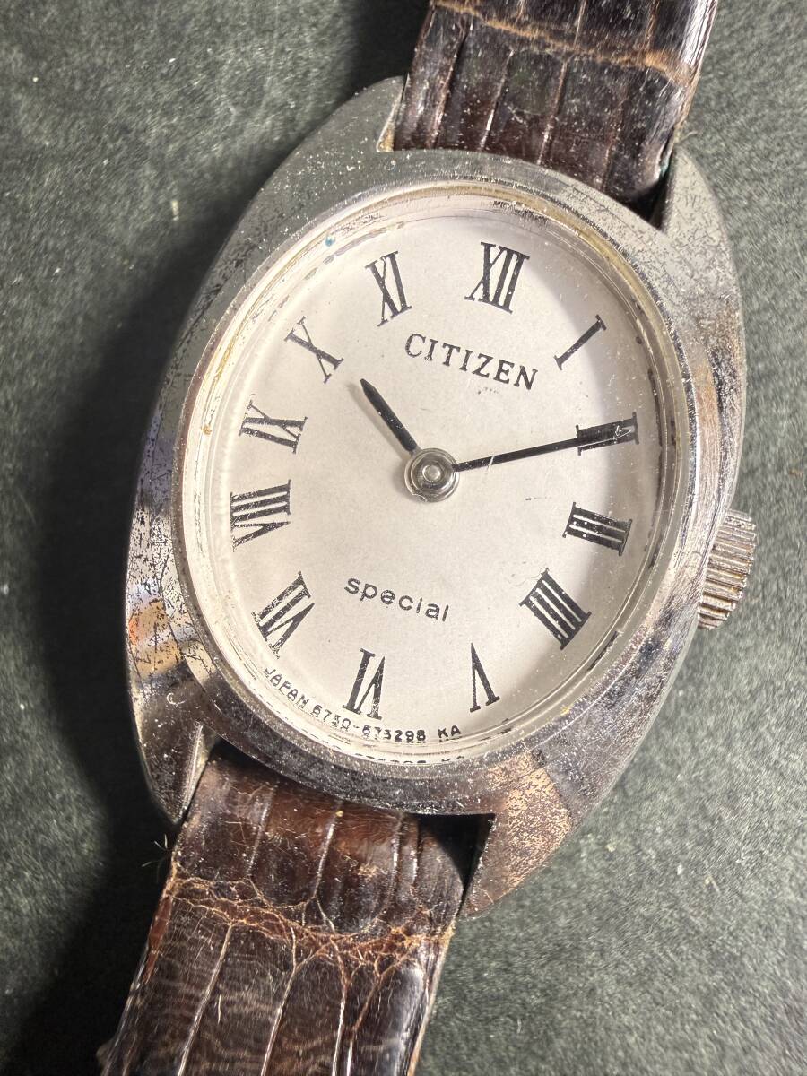 ★コレクター必見 ビンテージ CITIZEN special シチズン スペシャル 手巻き 腕時計 レディース 稼働品 コレクション 現状品 Au422