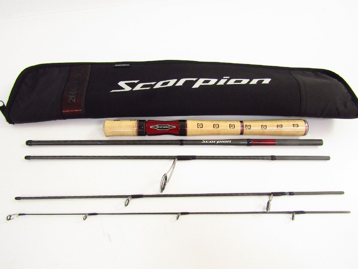 SHIMANO シマノ Scorpion スコーピオン 2600FF-5 ロッド 釣竿 ケース付き ▼SP12176