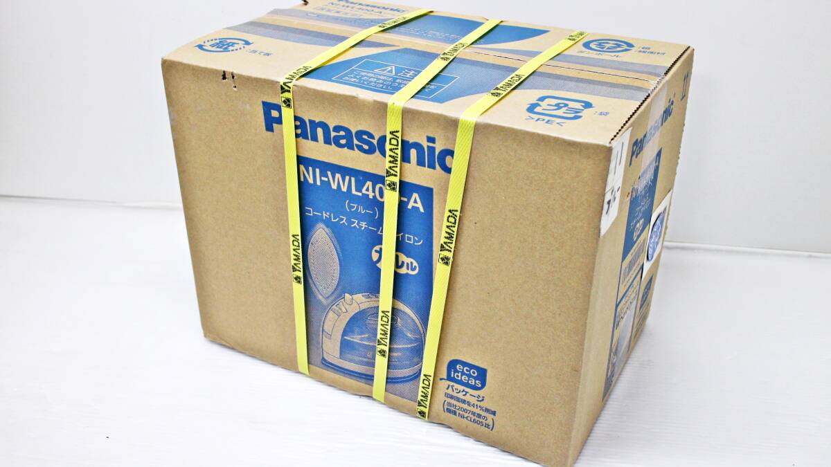 ◆未使用品！ パナソニック/Panasonic コードレススチームアイロン NI-WL400-A(ブルー)